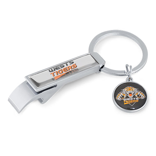 North Queensland Cowboys NRL Round Logo Keyring