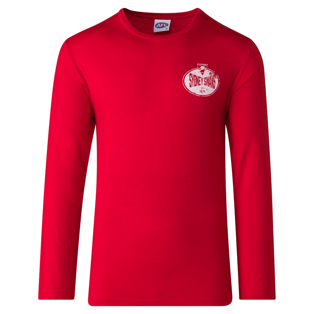 Sydney Swans Supporter Long Sleeve Tee