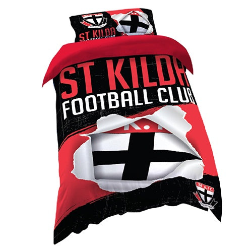 St Kilda Saints Single Quilt Cover