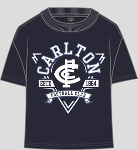 Carlton Blues Kids Banner Tee