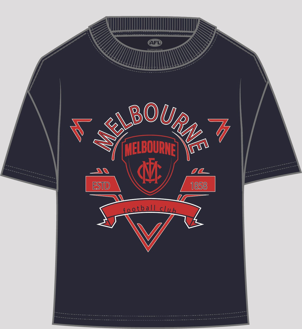 Melbourne Demons Kids Banner Tee