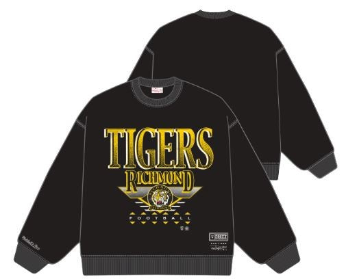 Richmond Tigers Mitchell & Ness Fleece Crew