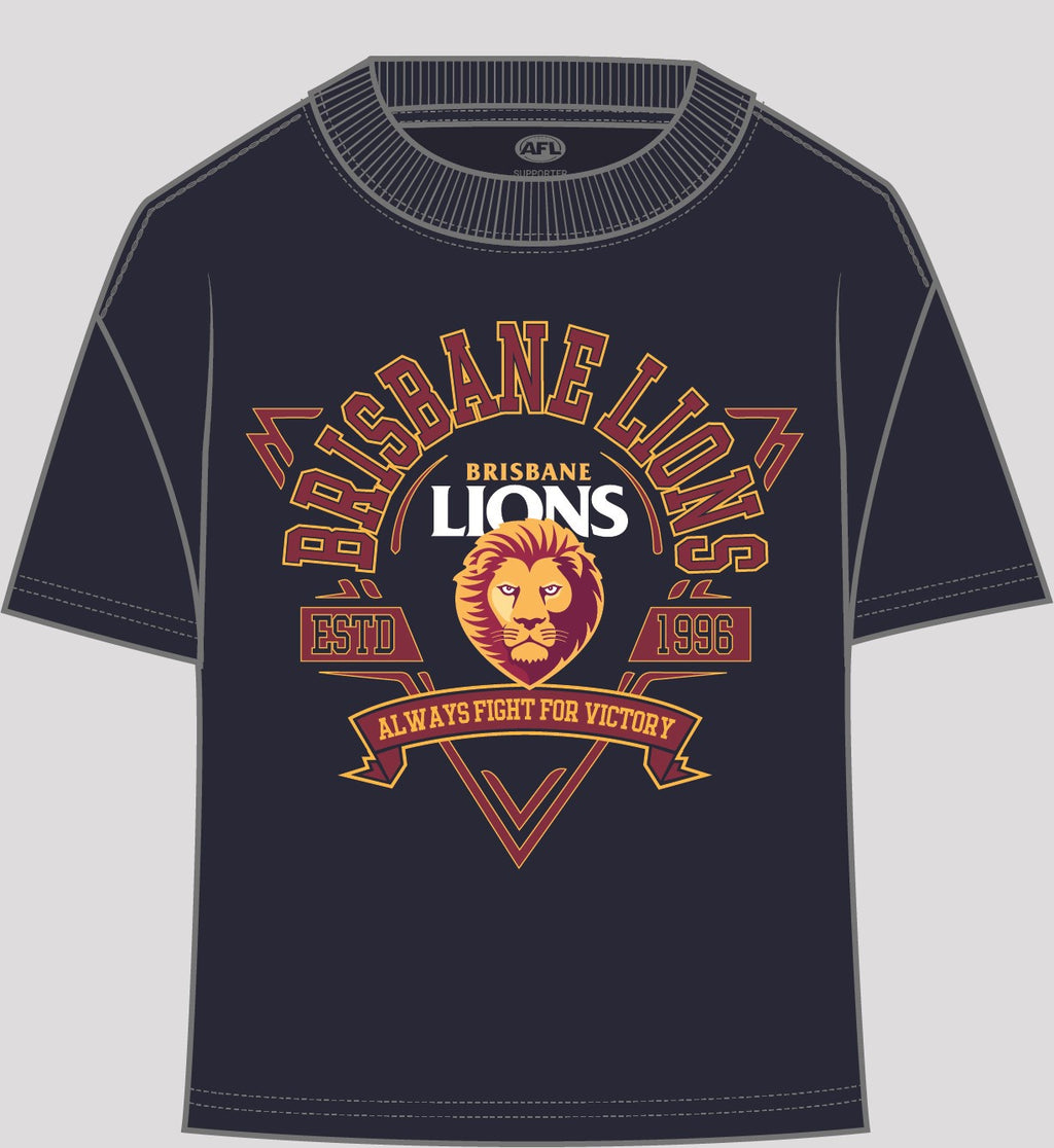 Brisbane Lions Kids Banner Tee