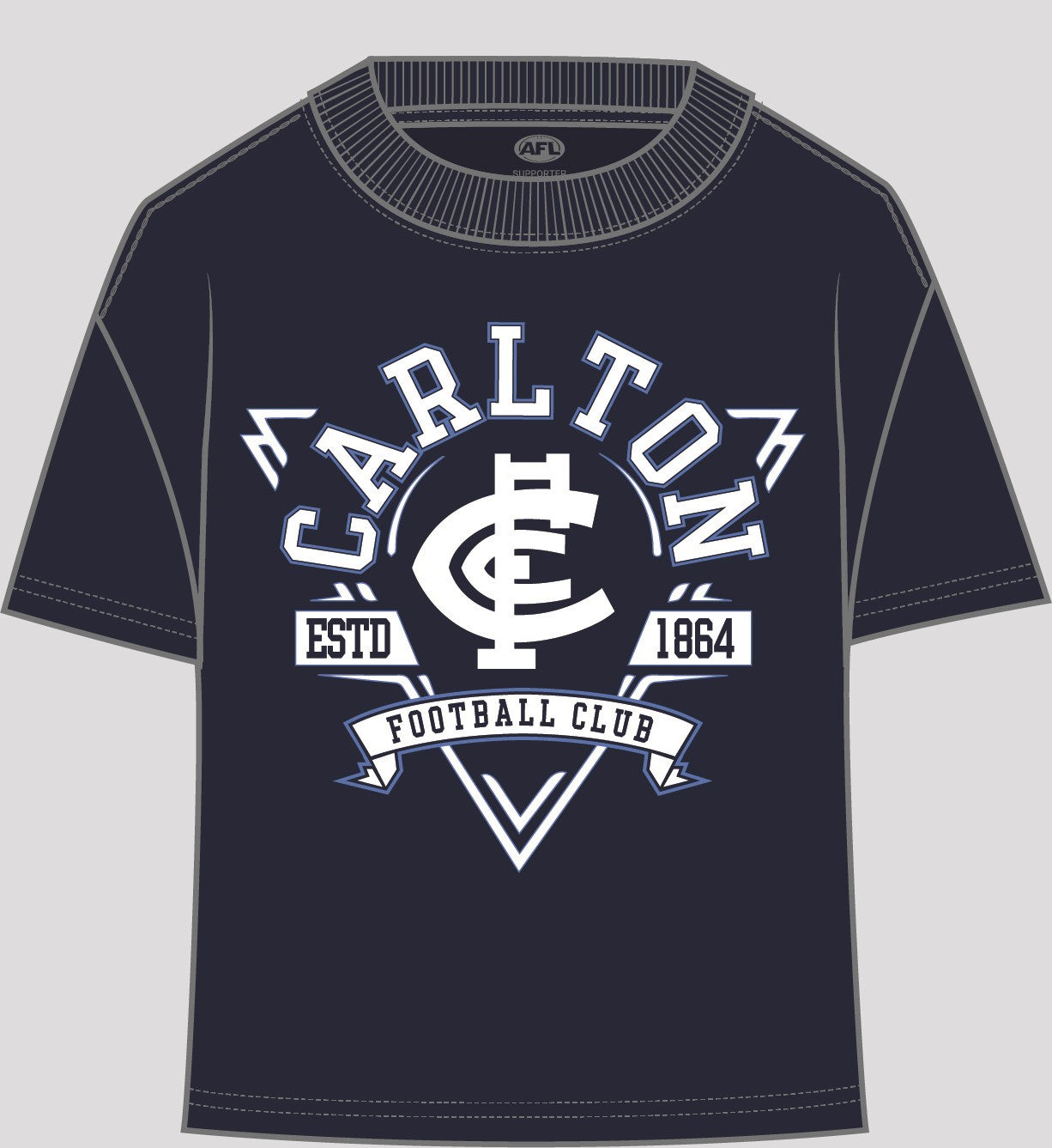 Carlton Blues Youth Banner Tee