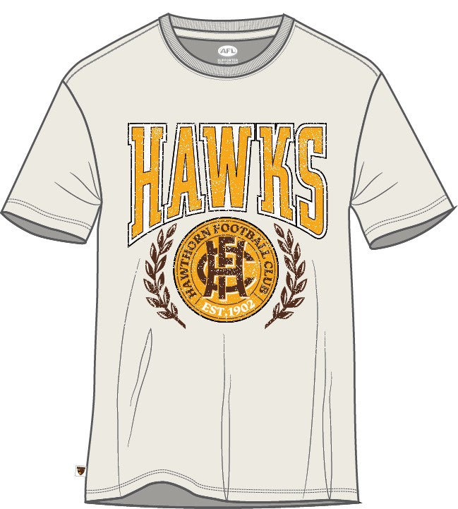 Hawthorn Hawks Natural Graphic Tee