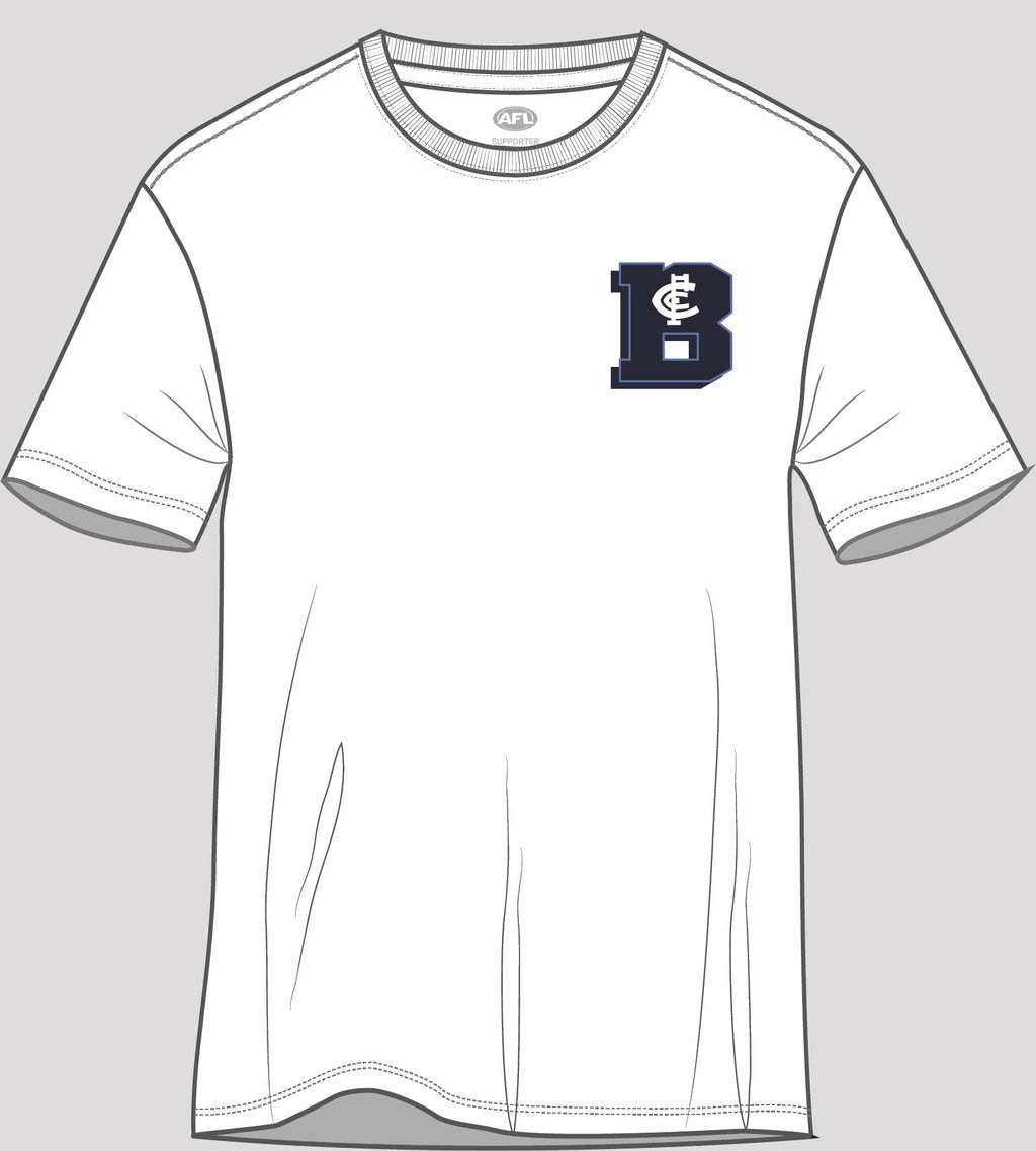 Carlton Blues Letter Graphic Tee