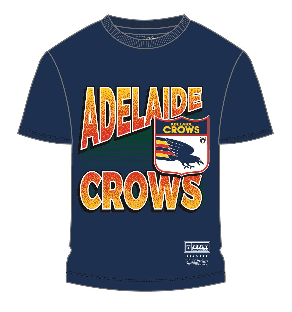 Adelaide Crows Mitchell & Ness Inline Stack Tee