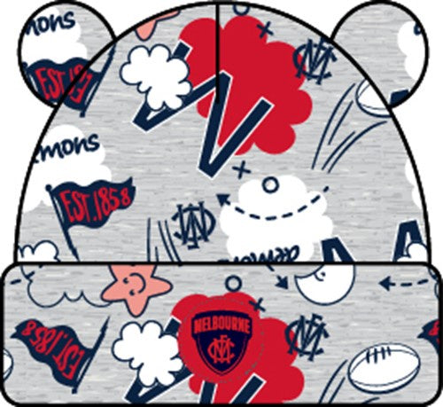 Melbourne Demons Baby Cloud Beanie