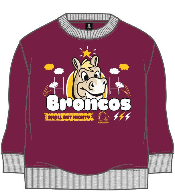 Brisbane Broncos Baby Crew Jumper