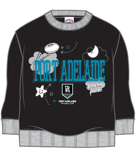 Port Adelaide Power Baby Crew Jumper