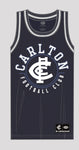 Carlton Blues Mesh Basketball Singlet