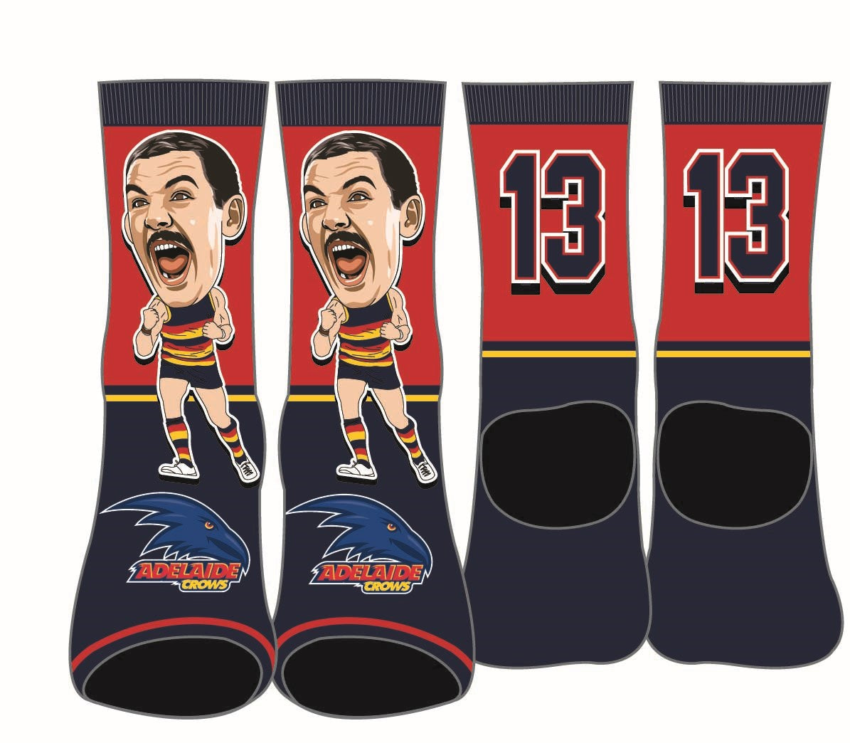 Adelaide Crows Player Socks - Tex Walker