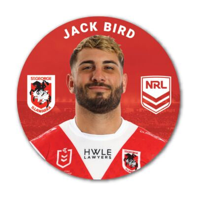 St George Illawarra Dragons- Jack Bird 2024 Player Badge