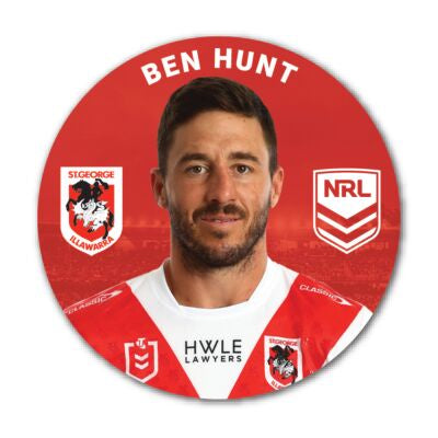 St George Illawarra Dragons- Ben Hunt 2024 Player Badge