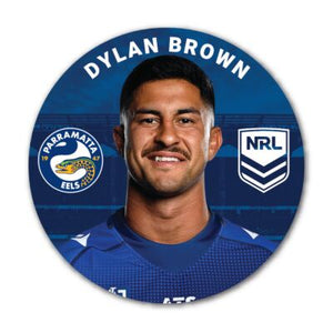 Parramatta Eels- Dylan Brown 2024 Player Badge