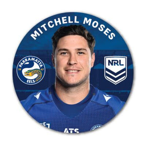 Parramatta Eels- Mitchell Moses 2024 Player Badge