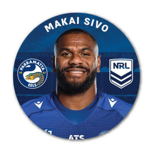 Parramatta Eels- Makai Sivo 2024 Player Badge