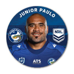 Parramatta Eels- Junior Paulo 2024 Player Badge