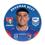 Newcastle Knights- Bradman Best 2024 Player Badge