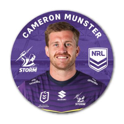 Melbourne Storm- Cameron Munster 2024 Player Badge