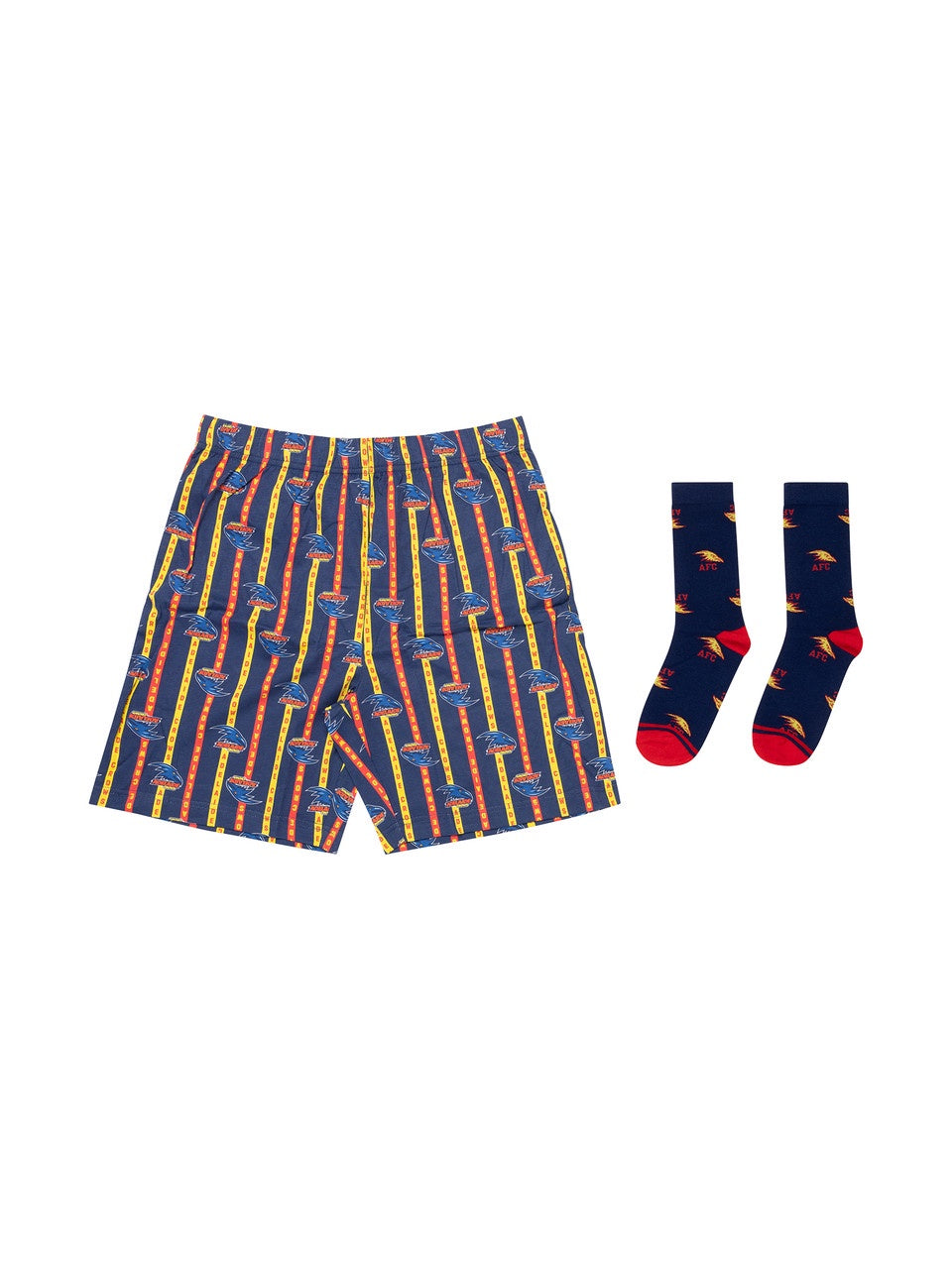 Adelaide Crows Boxer Shorts And Sock Pack