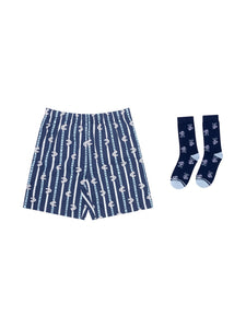 Carlton Blues Boxer Shorts And Sock Pack