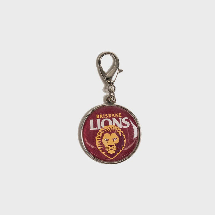 Brisbane Lions Round Pet Tag