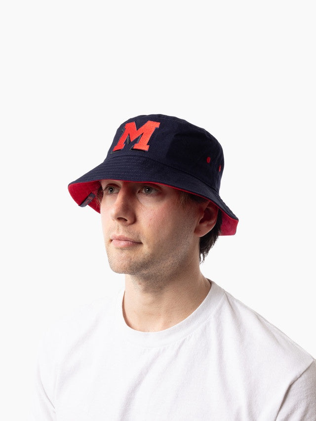 Melbourne Demons Letter Bucket Hat