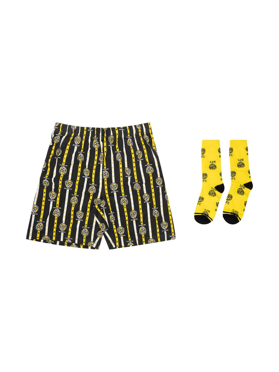 Richmond Tigers Boxer Shorts And Sock Pack