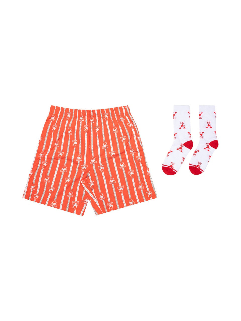 Sydney Swans Boxer Shorts And Sock Pack