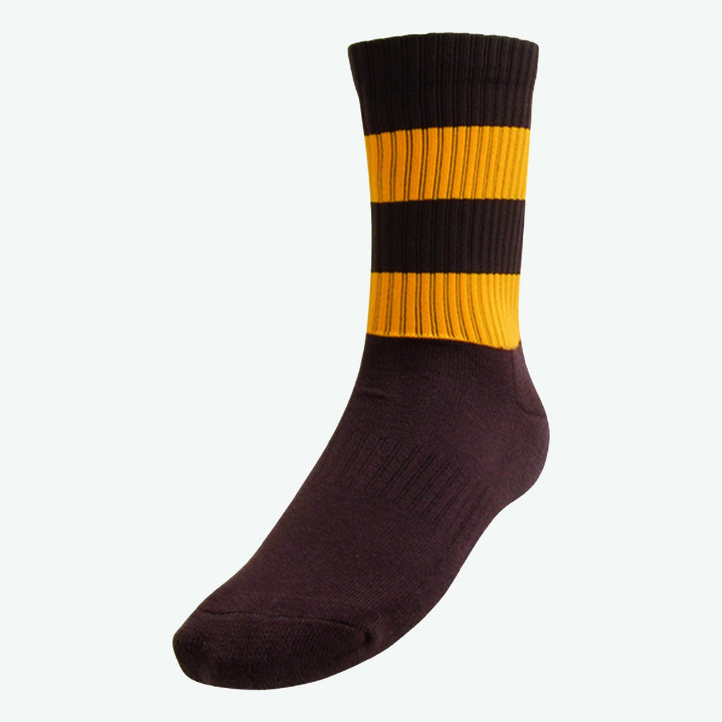 Hawthorn Hawks Elite Crew Socks