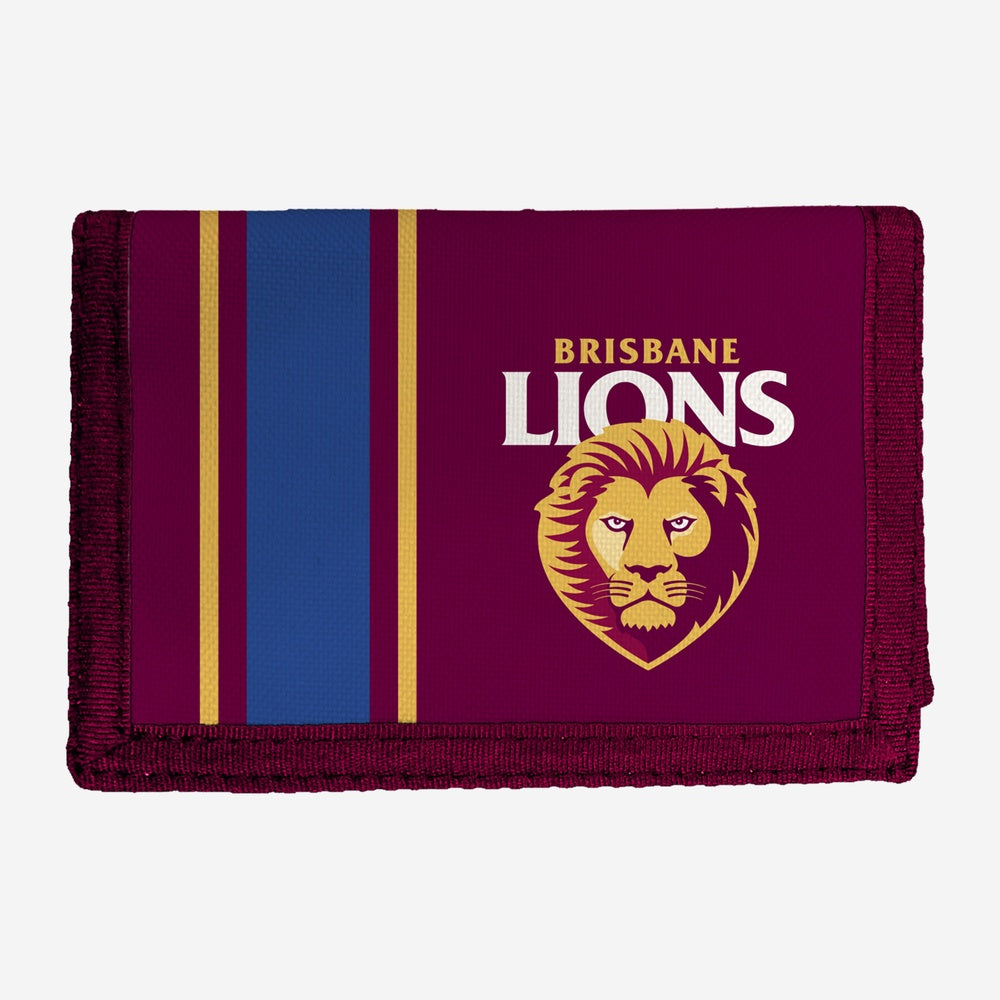 Brisbane Lions Supporter Velcro Wallet -