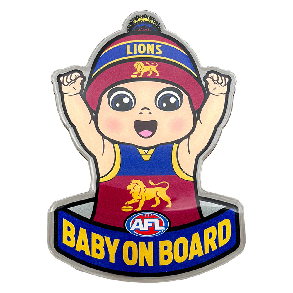 Brisbane Lions - Baby On Board Decal