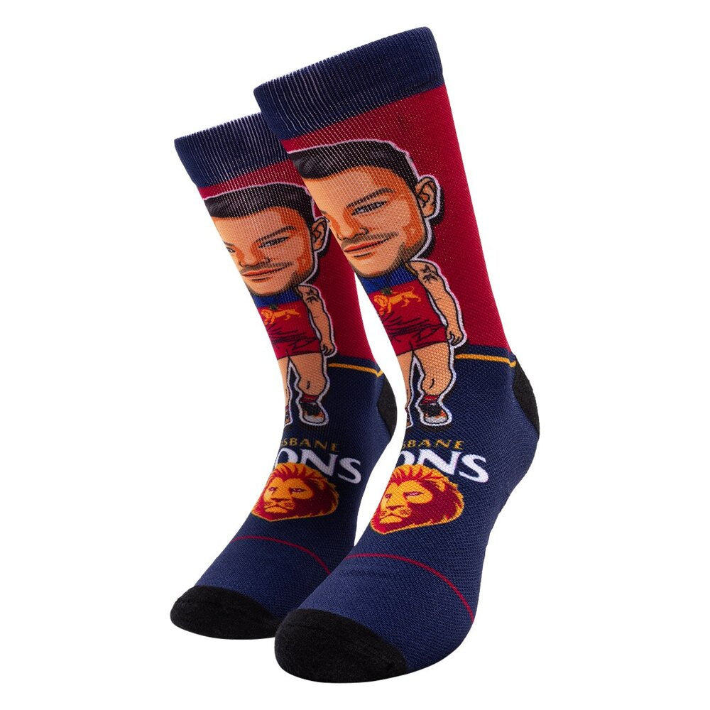 Brisbane Lions Player Socks - Lachie Neale