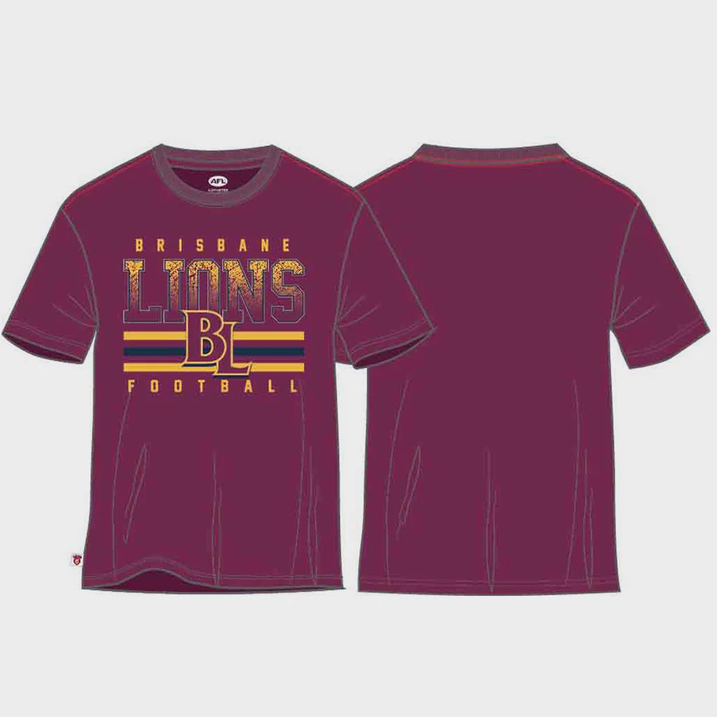 Brisbane Lions Youth Sketch Tee