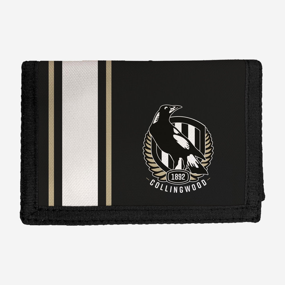 Collingwood Magpies Supporter Velcro Wallet