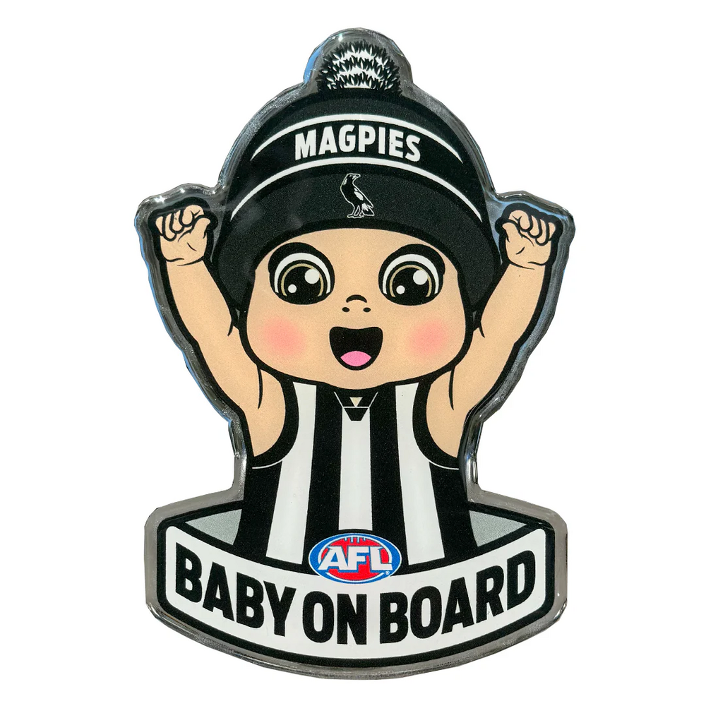 Collingwood Magpies - Baby On Board Decal