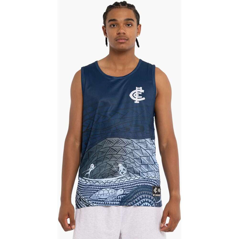 Carlton Blues Indigenous Training Singlet