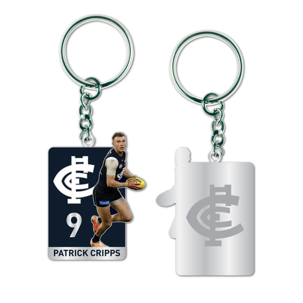 Carlton Blues - Patrick Cripps Keyring