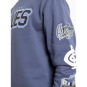 Carlton Blues Multi Logo Crew