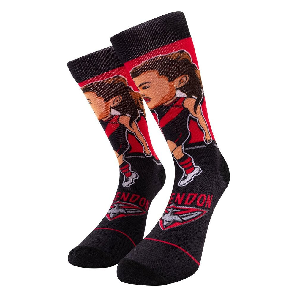 Essendon Bombers Player Socks - Sam Draper