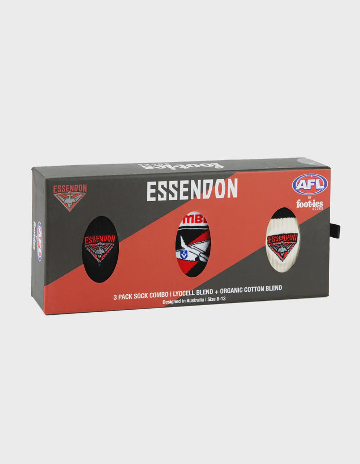 Essendon Bombers Socks Gift Pack