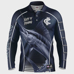 Carlton Blues Footy N Fishing Shirt