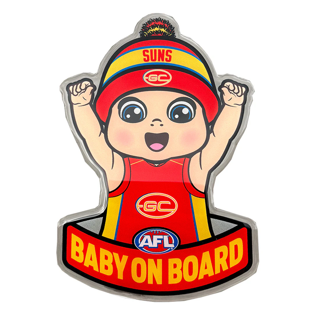 Gold Coast Suns - Baby On Board Decal