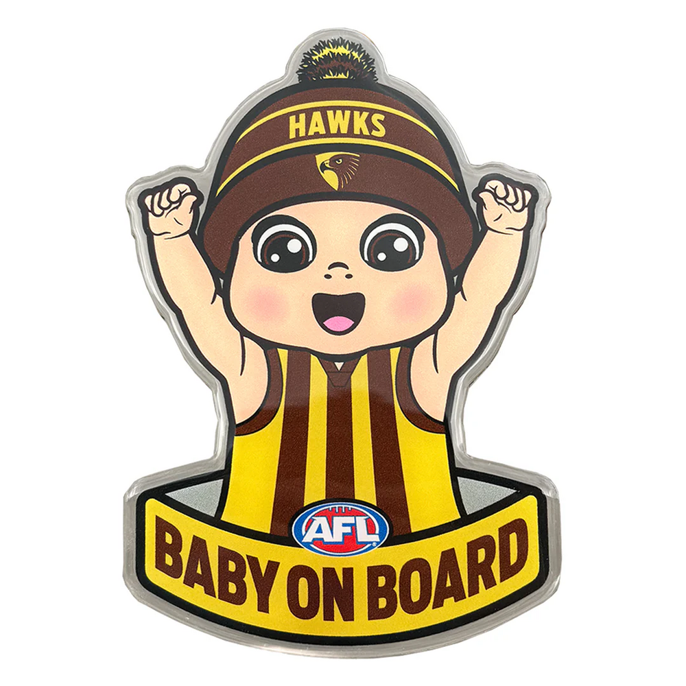 Hawthorn Hawks - Baby On Board Decal