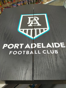 Port Adelaide Power Dartboard and Cabinet
