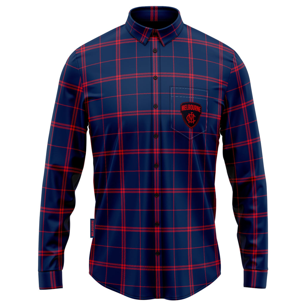 Melbourne Demons Mustang Flannel Shirt