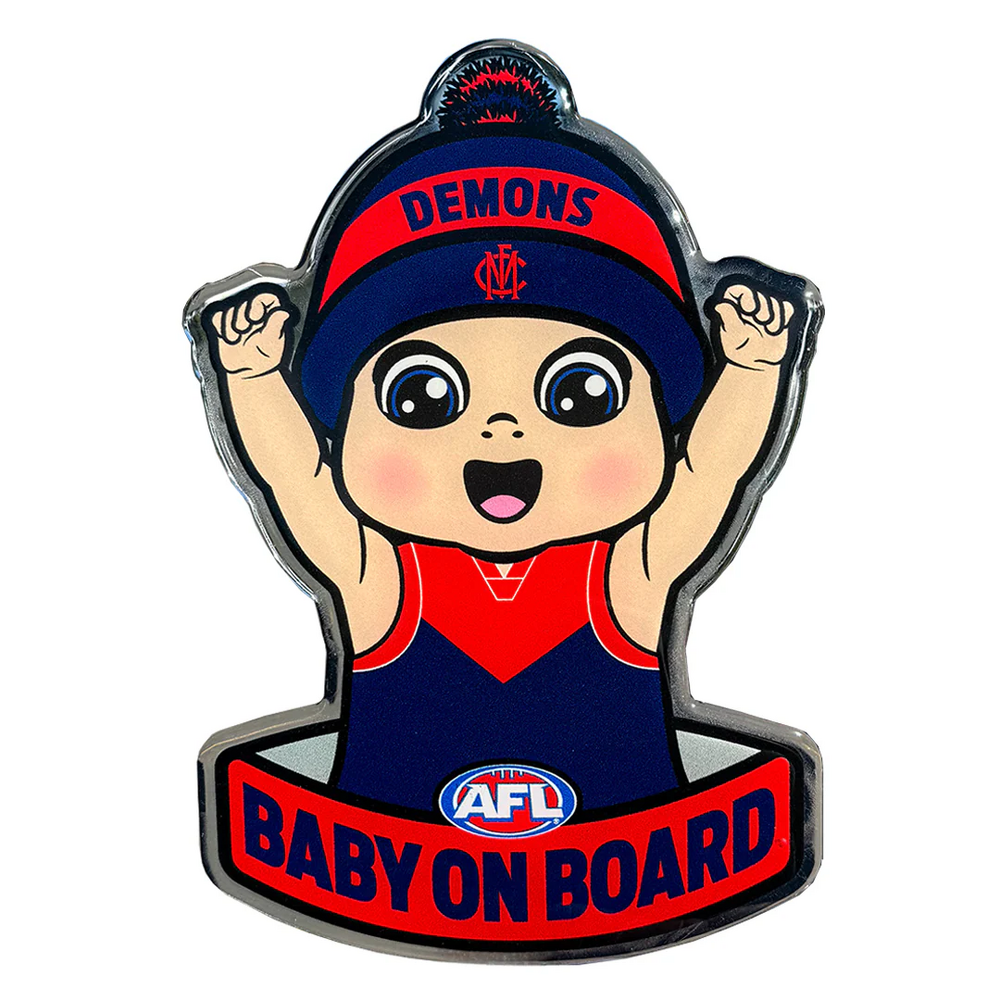 Melbourne Demons - Baby On Board Decal