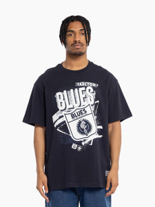 Carlton Blues Mitchell & Ness Abstract Logo Tee