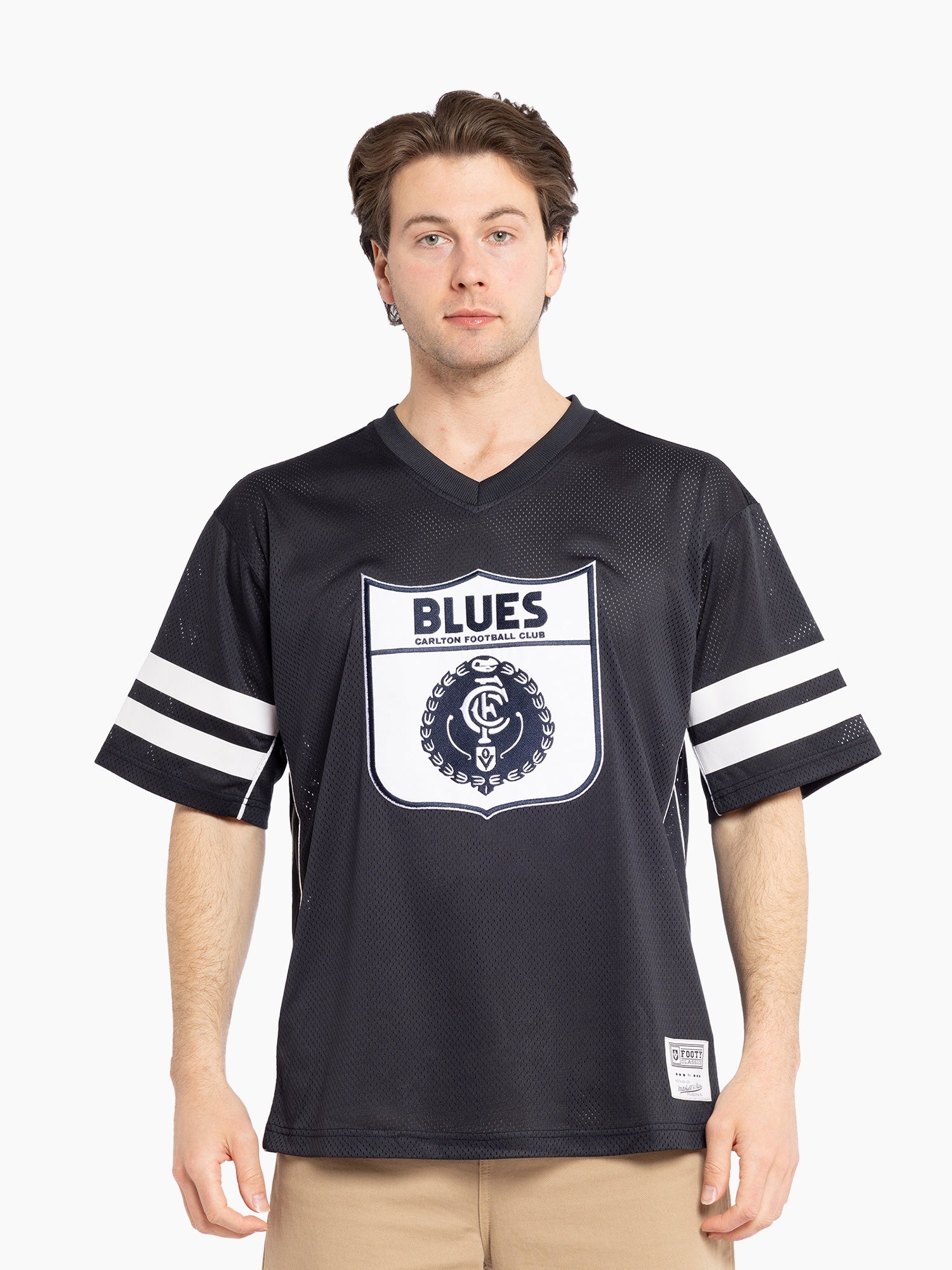 Carlton Blues Mitchell & Ness Oversized Mesh Tee